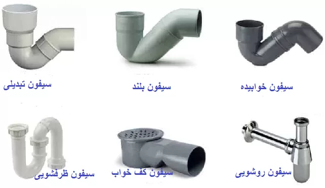 راهنمای خرید انواع سیفون های روشویی - راهنمایی خرید
