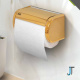 جا دستمال توالت رول بزرگ طلایی اطلس مدل یاس